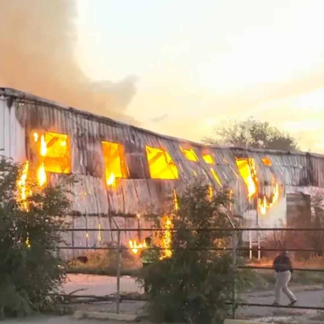 Se Incendia Bodega en Ciudad Juárez